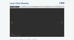 Desktop Screenshot of localyokelweather.com