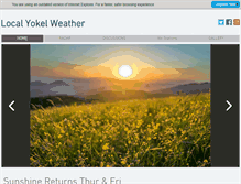Tablet Screenshot of localyokelweather.com